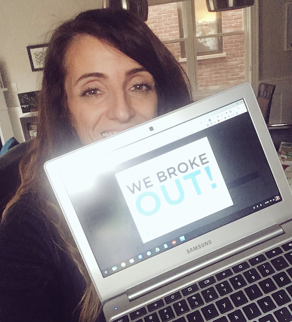 mariagalanis's tweet photo. Yay we broke out! π#breakoutEDU #virtualbreakout #edtechteam https://t.co/hDrblHOFic