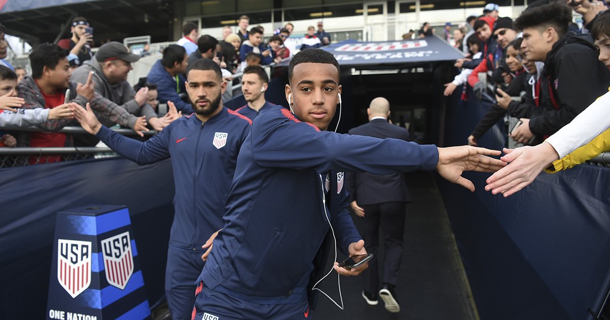 USMNT's tweet photo. Youth is served. 9️⃣ of tonight's 1️⃣1️⃣ starters are 25 or younger » https://t.co/06tlI17Jnb https://t.co/UcnpAqECaj