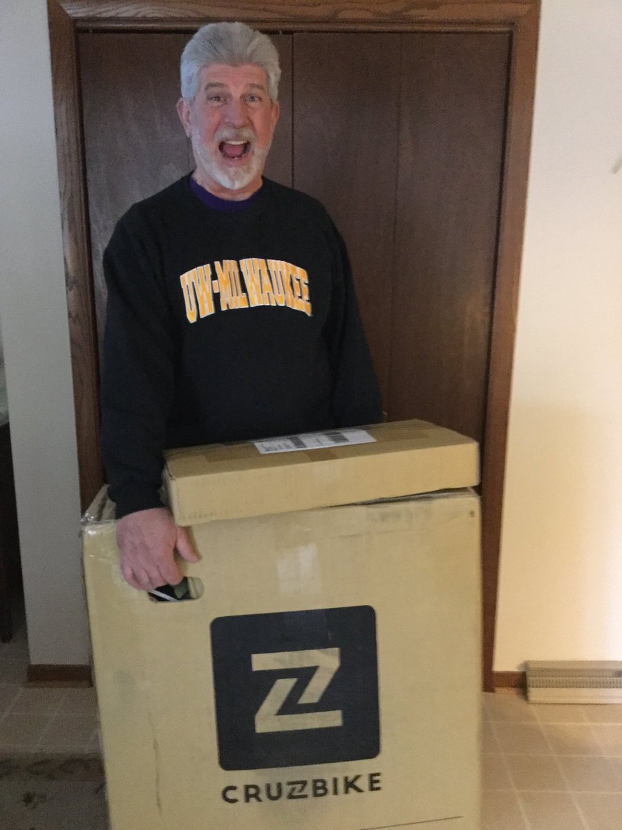wespuniversity's tweet image. My new Q45 Cruzbike arrived today! (Looks like some assembly is required). #Cruzbike
