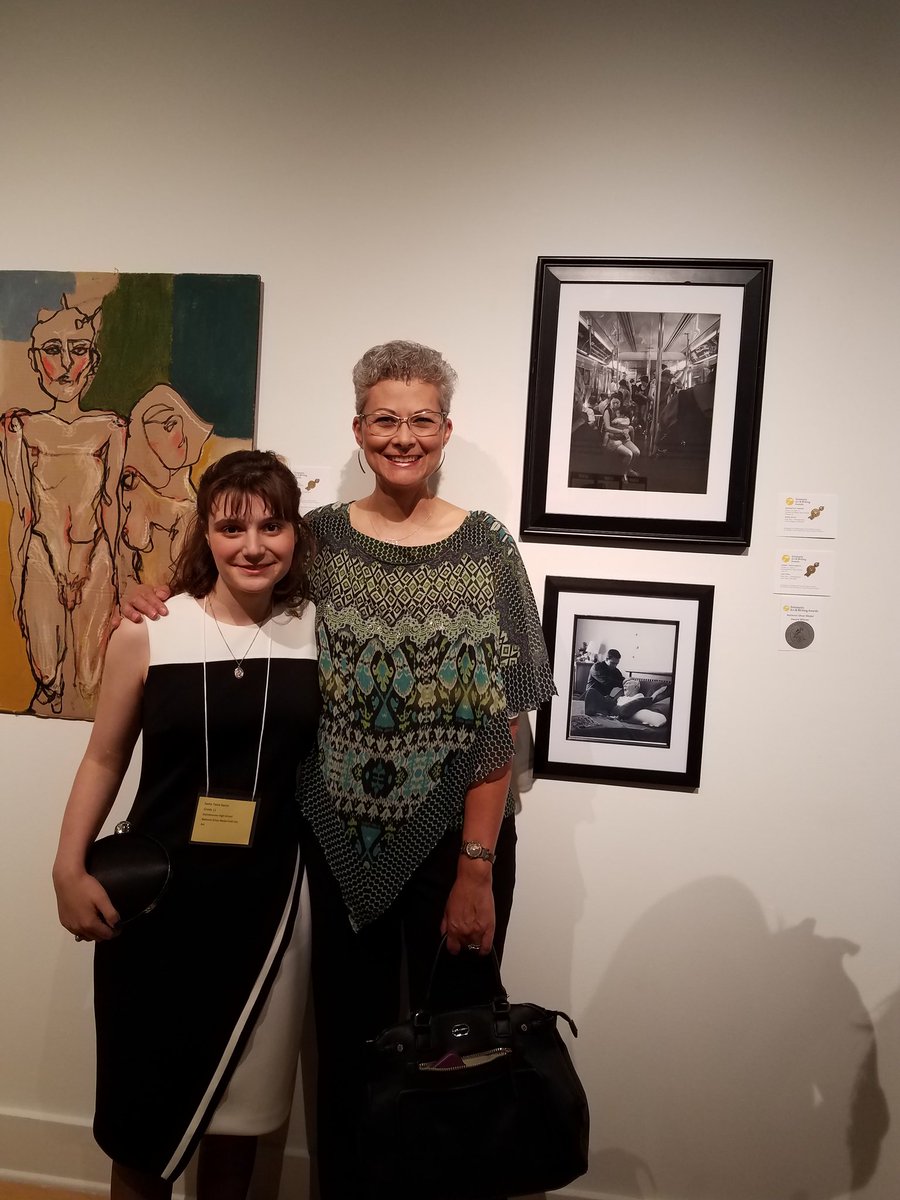 AnnTestaSecca's tweet photo. Great night at the Scholastic Gallery for Regional Winners. 
Thanks to @HCPSArtEd for all their hard work in putting this together.  So proud as a HCPS employee and parent ❤ https://t.co/bUZT2HK1iT