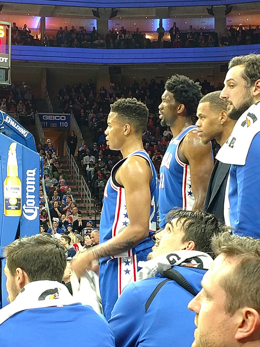DeDeTray's tweet photo. @JoelEmbiid Great to have you both on the court together! @JoelEmbiid @MarkelleF https://t.co/K6R5ck8kK5