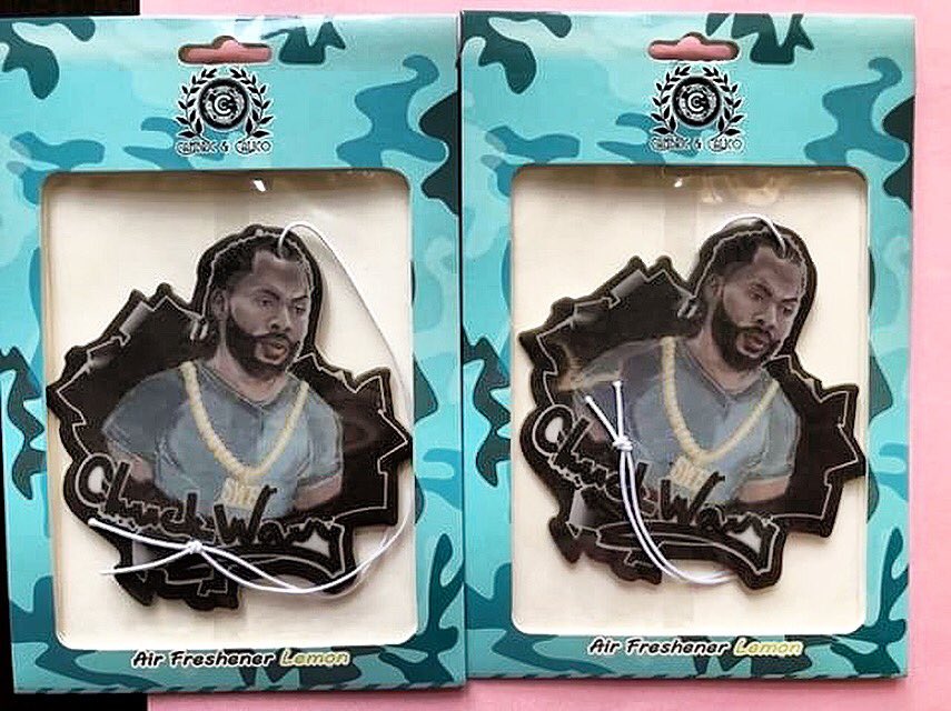 chuckwavy1's tweet photo. NEW MERCH 🚨 🚨 
available soon 🔥 NOW ACCEPTING WHOLESALE PRE-ORDERS MINIMUM 50 UNITS DM FOR PRICING ❗️(car washes, food trucks, retail stores, barbershop etc)
WAVIN A. SMITH 🌊 #air fresheners #AirMaxday2018 #chuckwavy #sowavyent #cambricandcalico https://t.co/j6fllKYAYp