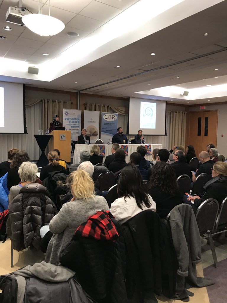 MuseeHolocauste's tweet photo. The event about the rise of far-right begins with an introduction from @ssalman_mtl #sacr2018 https://t.co/H9qmqMP1iv