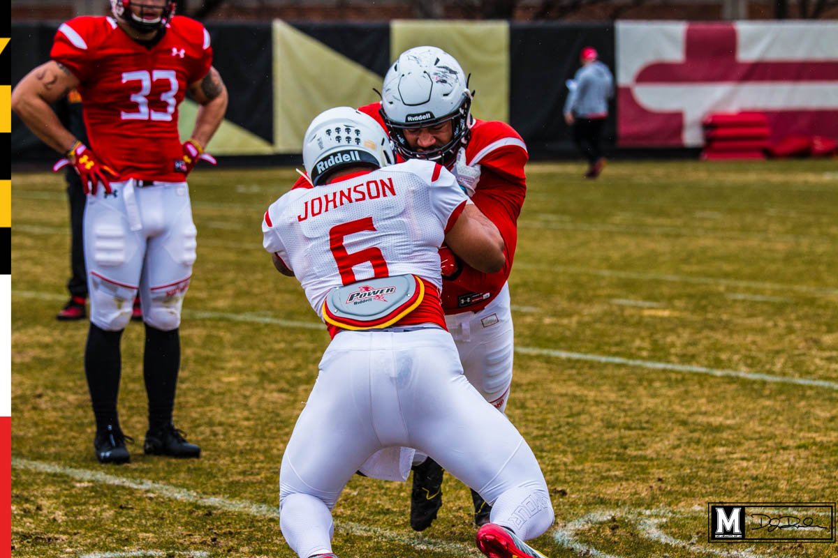 TerpsFootball's tweet photo. Back from Spring Break for Practice 7‼️#BOOM https://t.co/r839n2wdzL