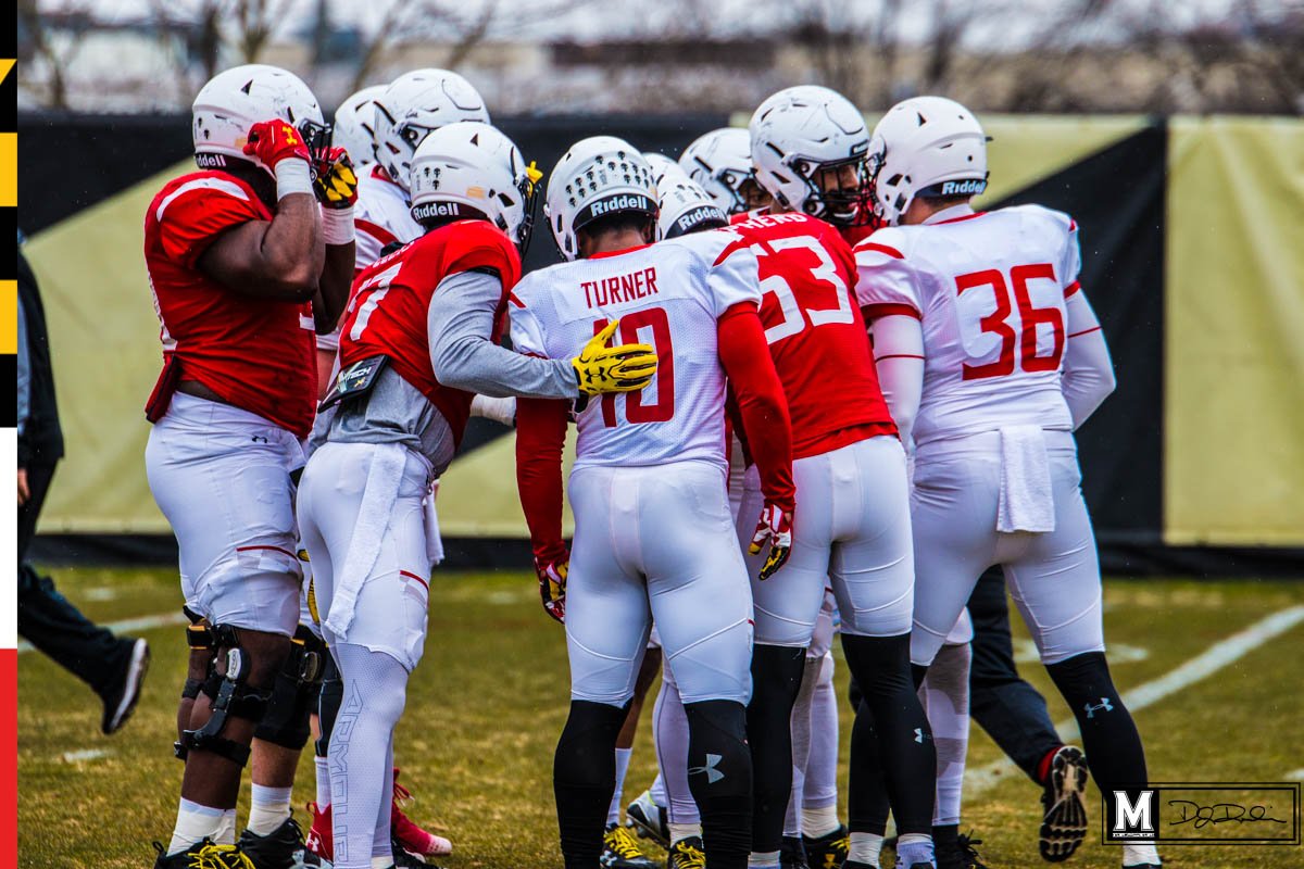 TerpsFootball's tweet photo. Back from Spring Break for Practice 7‼️#BOOM https://t.co/r839n2wdzL