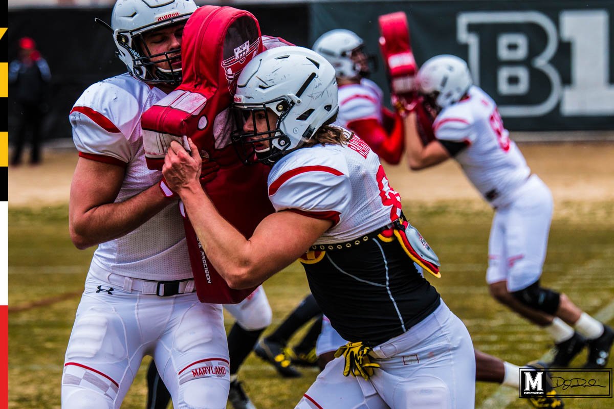 TerpsFootball's tweet photo. Back from Spring Break for Practice 7‼️#BOOM https://t.co/r839n2wdzL