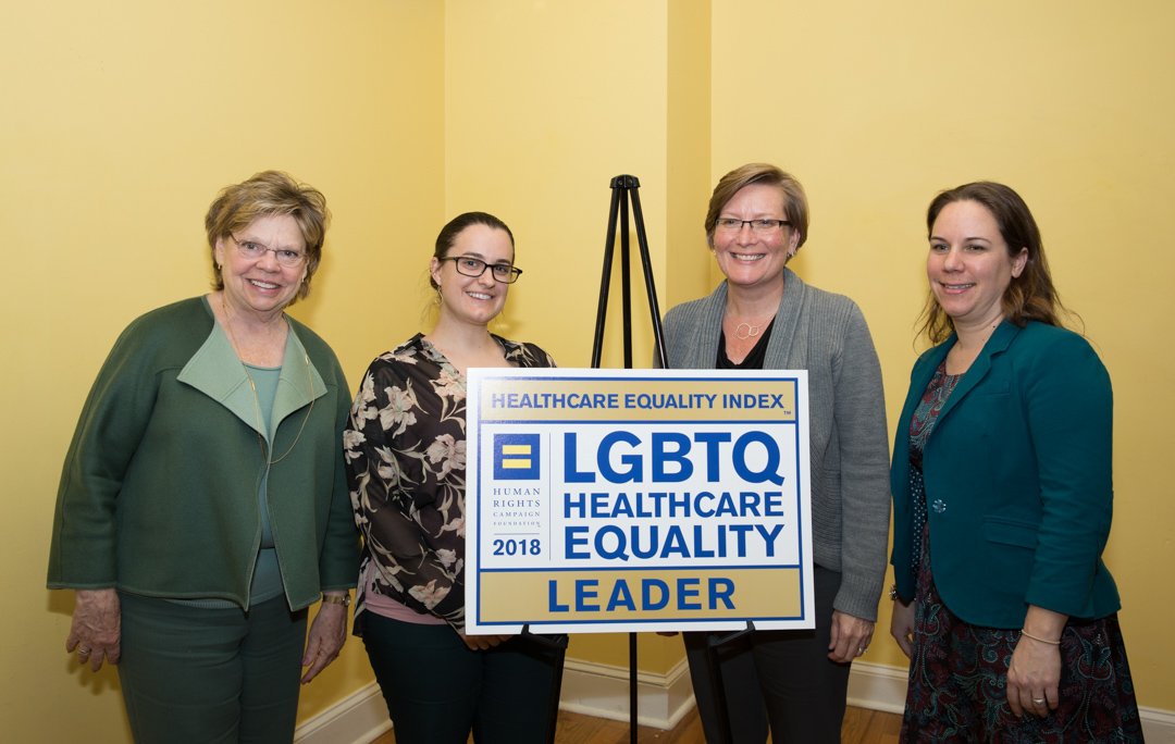 Parents, health care professionals, and community advocates at HRC's 2018 HEI launch.