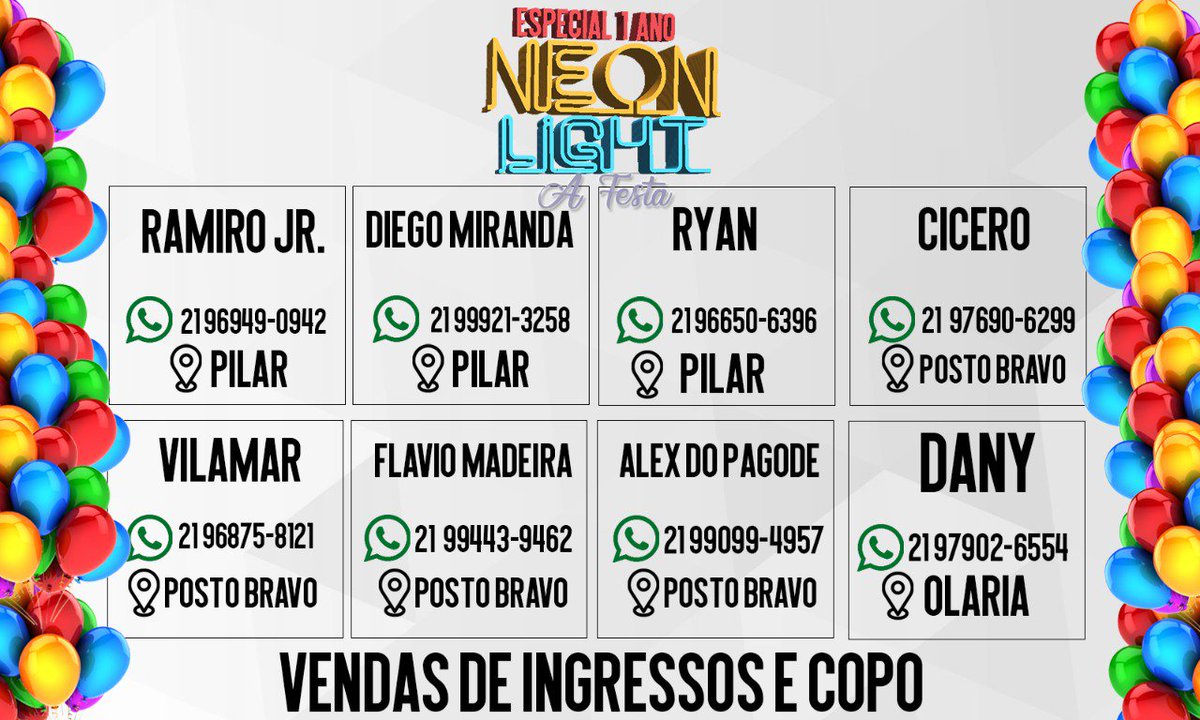 Madeiraflavinho's tweet photo. #NeonLightEuVou
Vem que EA melhor festa https://t.co/aFchmOUg9T