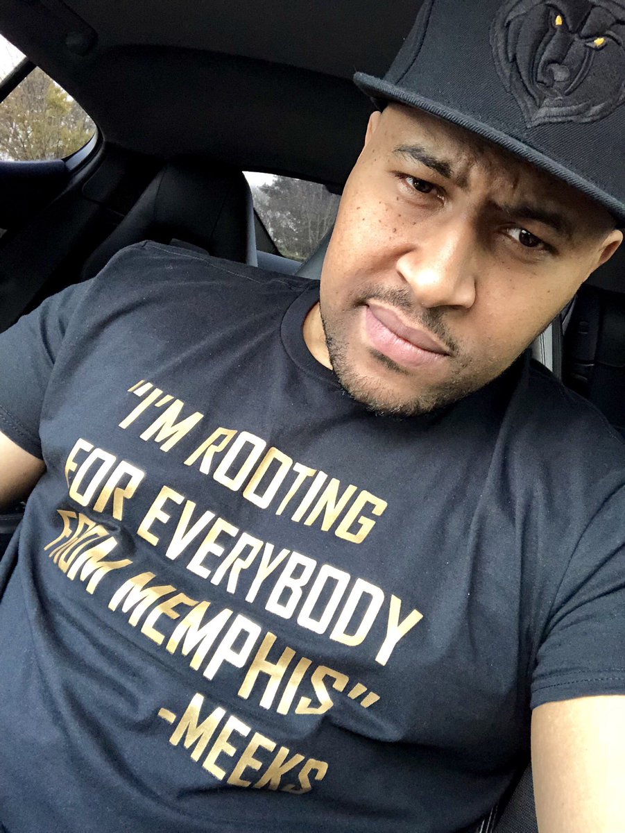 Ceasarthaking's tweet photo. I’m rooting for everyone in Memphis #memphisMeeks https://t.co/8Zka8Can6O