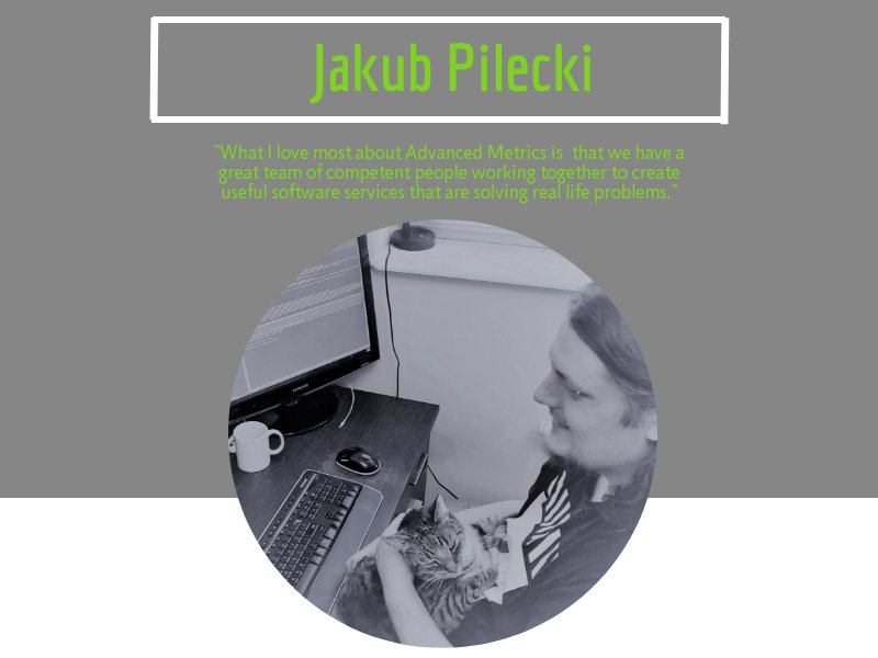 AdvMetrics's tweet image. Meet Jakub and his office manager Conflict.  (There is good story behind that name!)
Jakub assists AMS from Poland
#makingdatahuman #behindthecomputer #devteam #petsofAMS