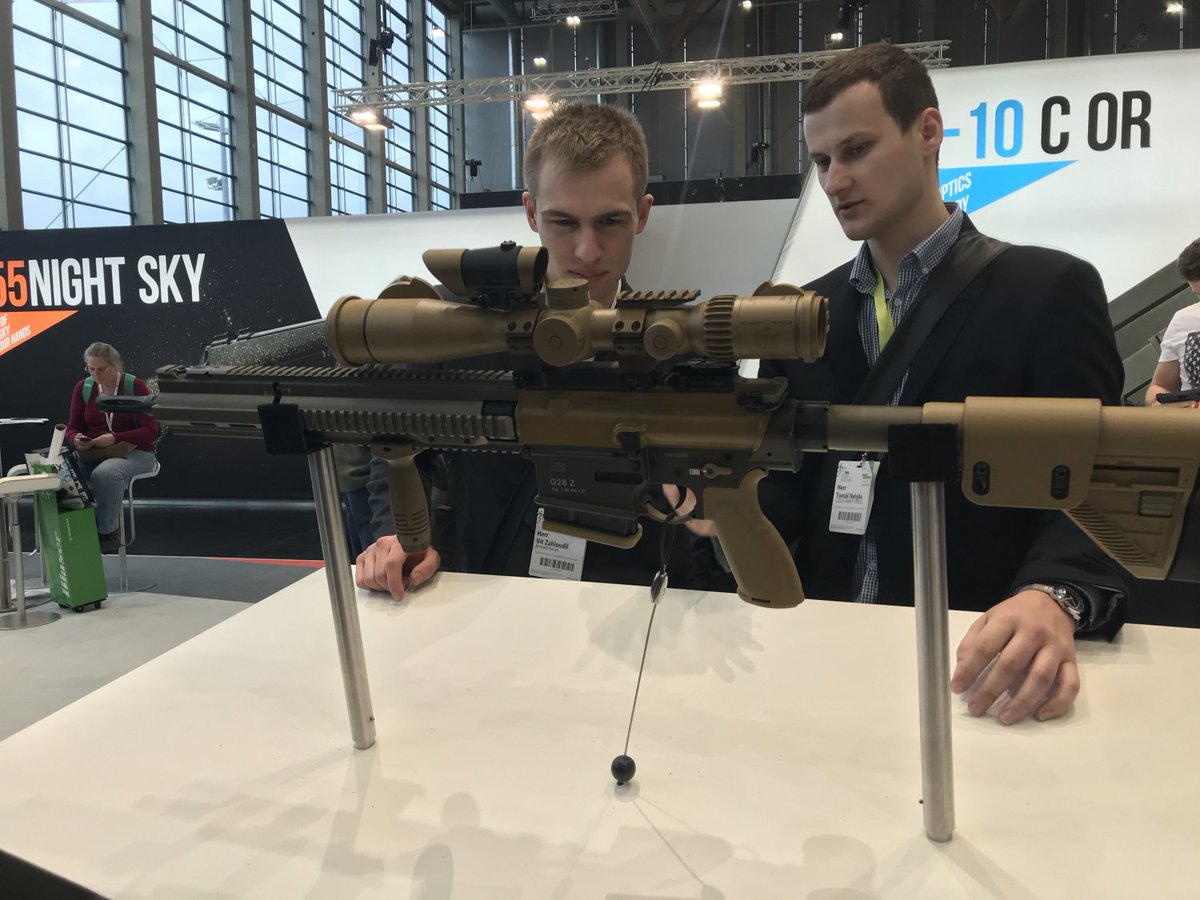 [IWA 2018] Heckler &amp; Koch’s G28Z And Other German Goodies - thefirearmblog.com/blog/2018/03/2…