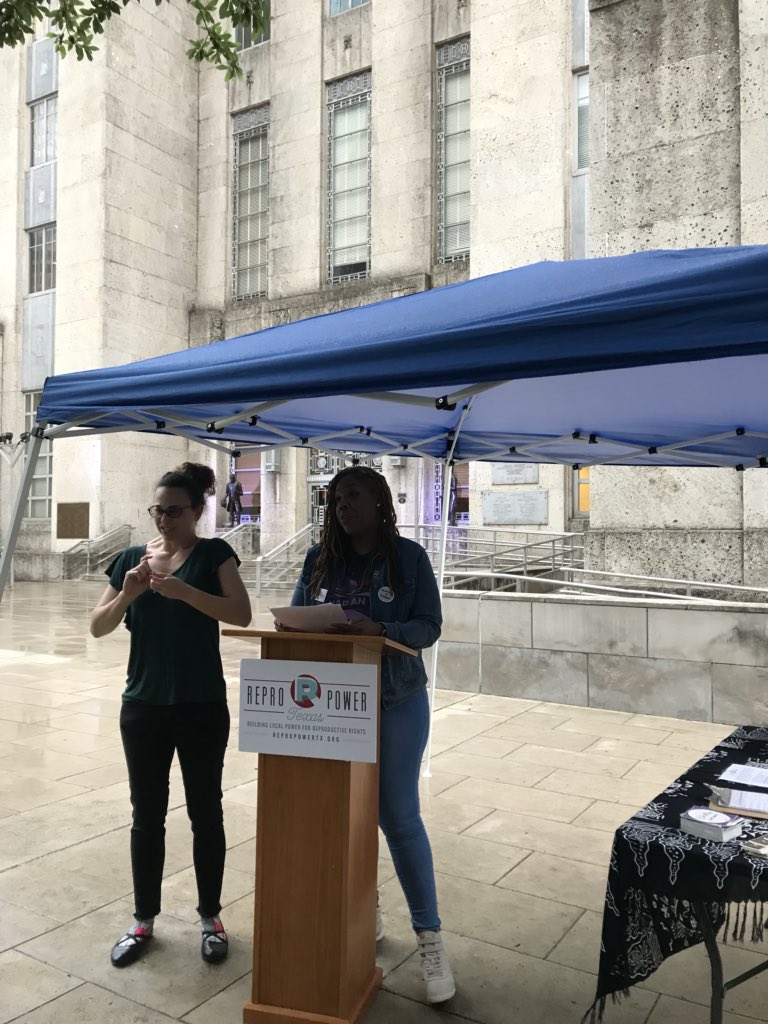 avowtexas's tweet photo. “Abortion care providers are saving lives. Abortion is normal. Abortion is necessary. Abortion is HEALTHCARE!” #ReproPowerTX https://t.co/pzrVLfsjcI