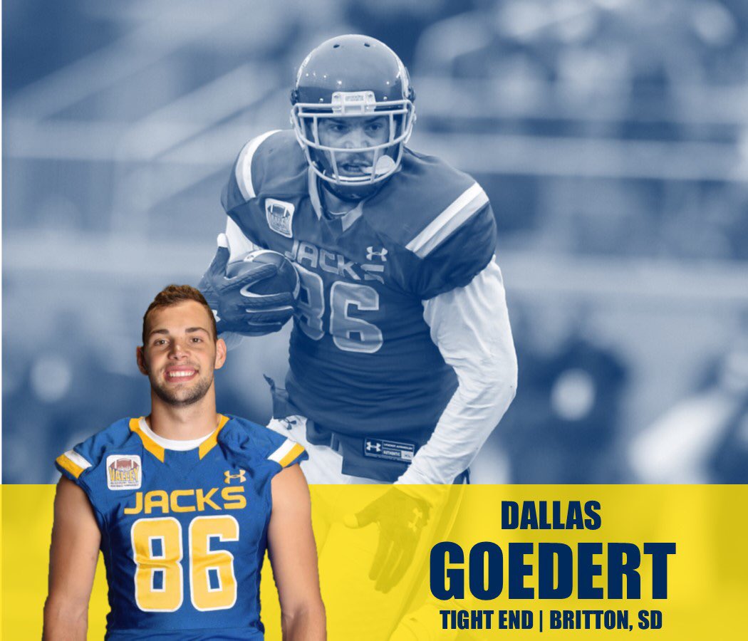 GoJacksFB's tweet photo. Meet our Pro Day Competitors. Friday’s going to be a special day in Brookings. #NFLJACKS https://t.co/hUuySNkIgM