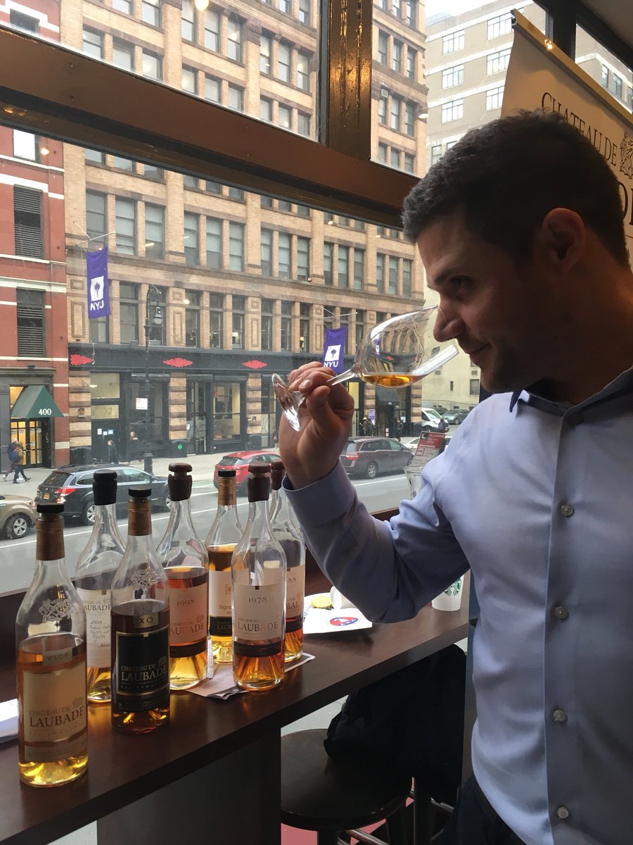 Approved quality during <a href="/BaronFrancois/">Baron Francois Ltd</a> Portfolio Tasting in #newyork <a href="/ArmagnacNews/">ArmagnacNews</a> <a href="/armagnac/">Armagnac (Official)</a>  <a href="/ArmagnacManiac/">Amanda Garnham</a> #xo #intemporel #5