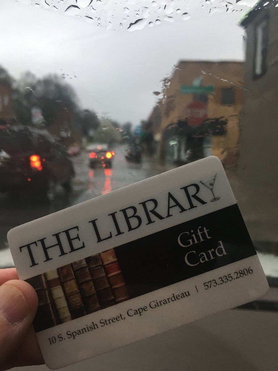 rbollinger01's tweet photo. Perfect weather to stay indoors and use my library card. @TheLibrary_Cape https://t.co/v812rPoqlz