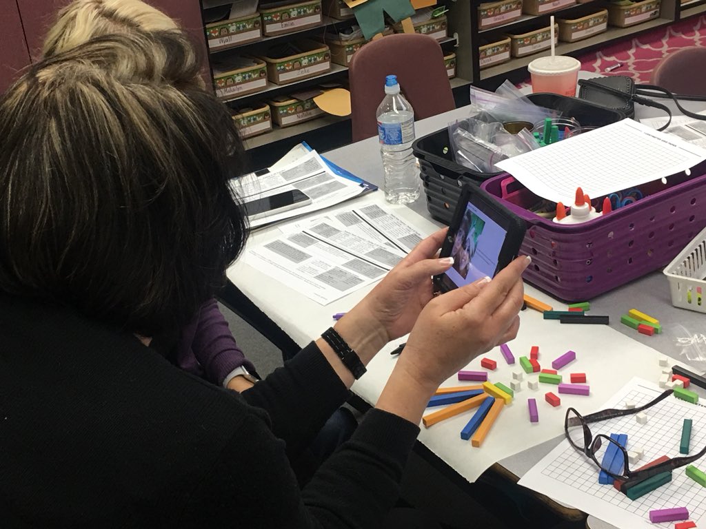 jamiedunc3's tweet photo. Awesome @TeachLEUSD teachers working with rods and posting on @Flipgrid #teachleusd #hundredface
Thank you @Simon_Gregg for your help today! #elemmathchat https://t.co/kW9lhKLsFe