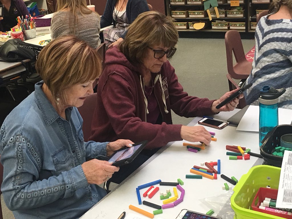 jamiedunc3's tweet photo. Awesome @TeachLEUSD teachers working with rods and posting on @Flipgrid #teachleusd #hundredface
Thank you @Simon_Gregg for your help today! #elemmathchat https://t.co/kW9lhKLsFe