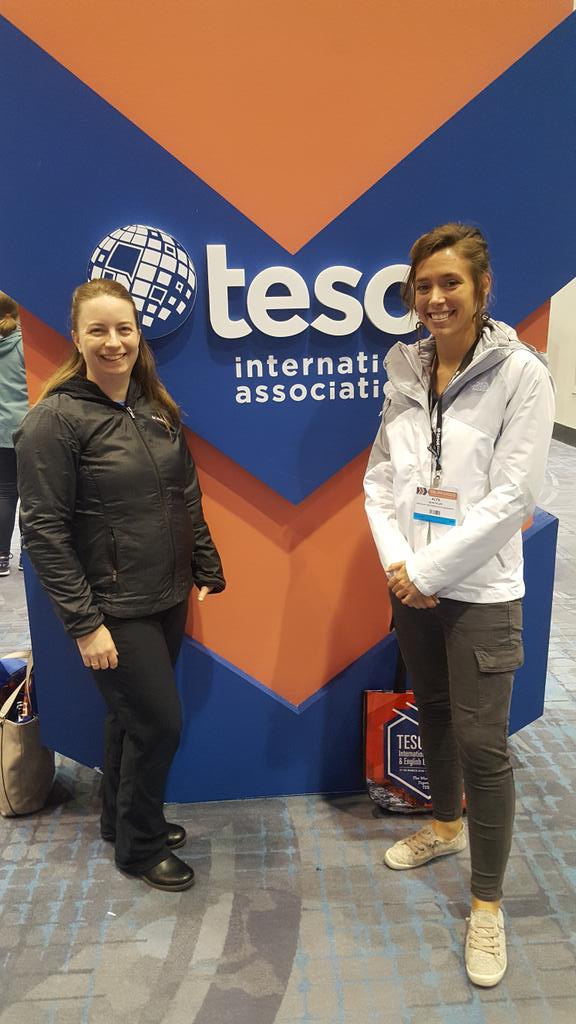 Honored to watch an inspiring speaker, Shabana Basij-Rasikh, with an awesome, soon to be #MWSUedu_dept  grad student @alyx_tilley at #TESOL18 ! @GriffonGrad #MIDTESOL