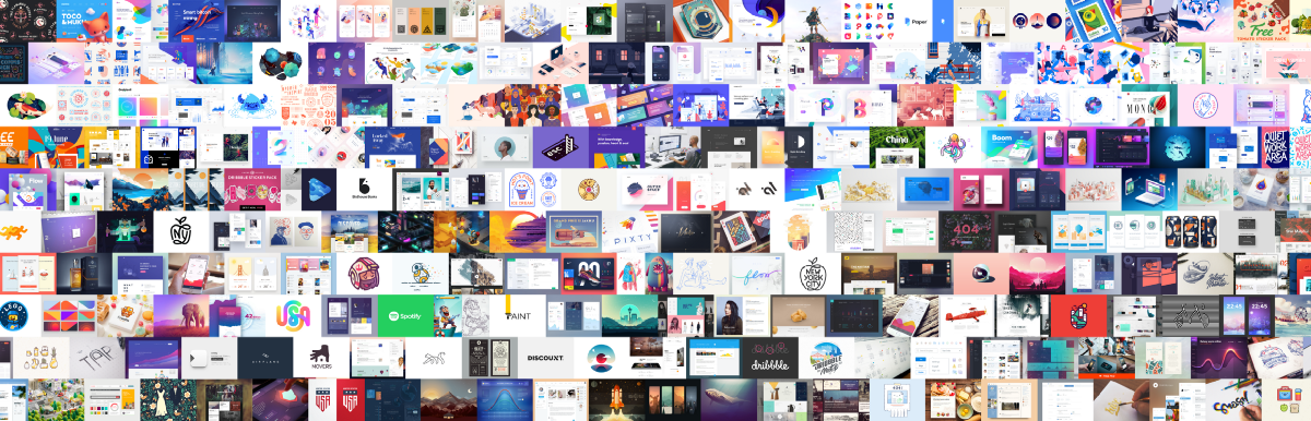 dribbble's tweet photo. We're still reeling at our milestone from today: 1 trillion pixels Dribbbled since our inception in 2009. Read the thoughts of our own @zack415 https://t.co/I6gUxCGoNC https://t.co/jl27kWe3qb