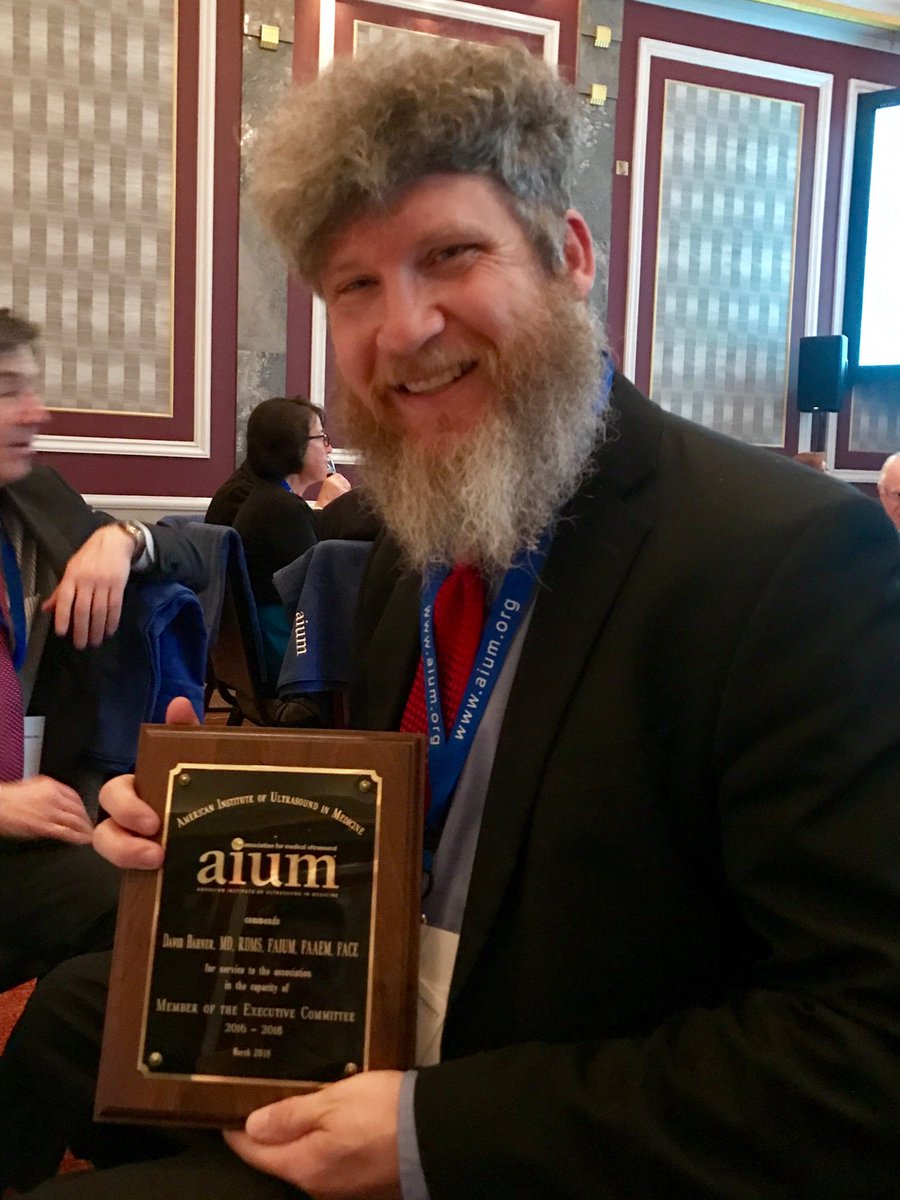 Congratulations <a href="/dpbahner/">david bahner</a> @OSUEMEdu. On your tenure with <a href="/AIUMultrasound/">AIUM Ultrasound</a> #aium18