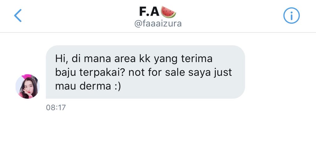 Bki On Twitter Di Mana Boleh Menderma Baju Terpakai Cc Faaaizura