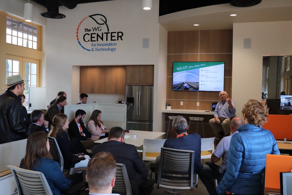 NLinSF's tweet photo. “R2D2 will be running our fields”: talking #AgTech at the innovation center of @WesternGrowers 🤖🌽#AgTechNL https://t.co/6DpPyBY13u