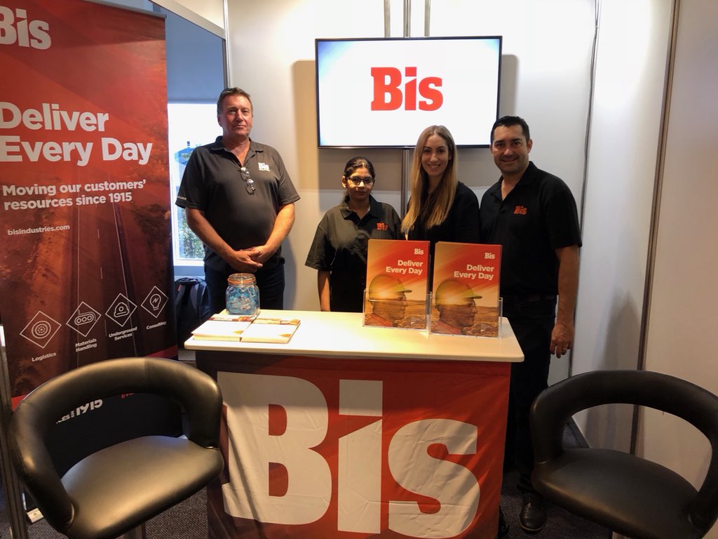 Looking for a great job in the #mining industry? Visit the <a href="/BisIndustries/">Bis</a> team today at the #CCIWA Conference Centre for the Kal Jobs Expo and chat with our recruiters! @KCGMSuperpit <a href="/newmont/">Newmont, Michael</a> <a href="/GoldFields_LTD/">Gold Fields</a> <a href="/EventsKbcci/">KBCCI</a>