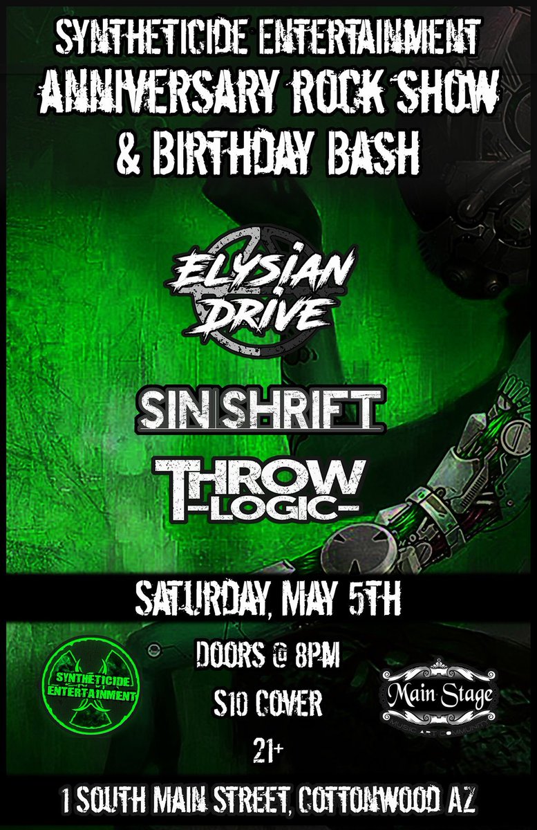 Billy_Virus's tweet image. @throwlogic shows coming up!