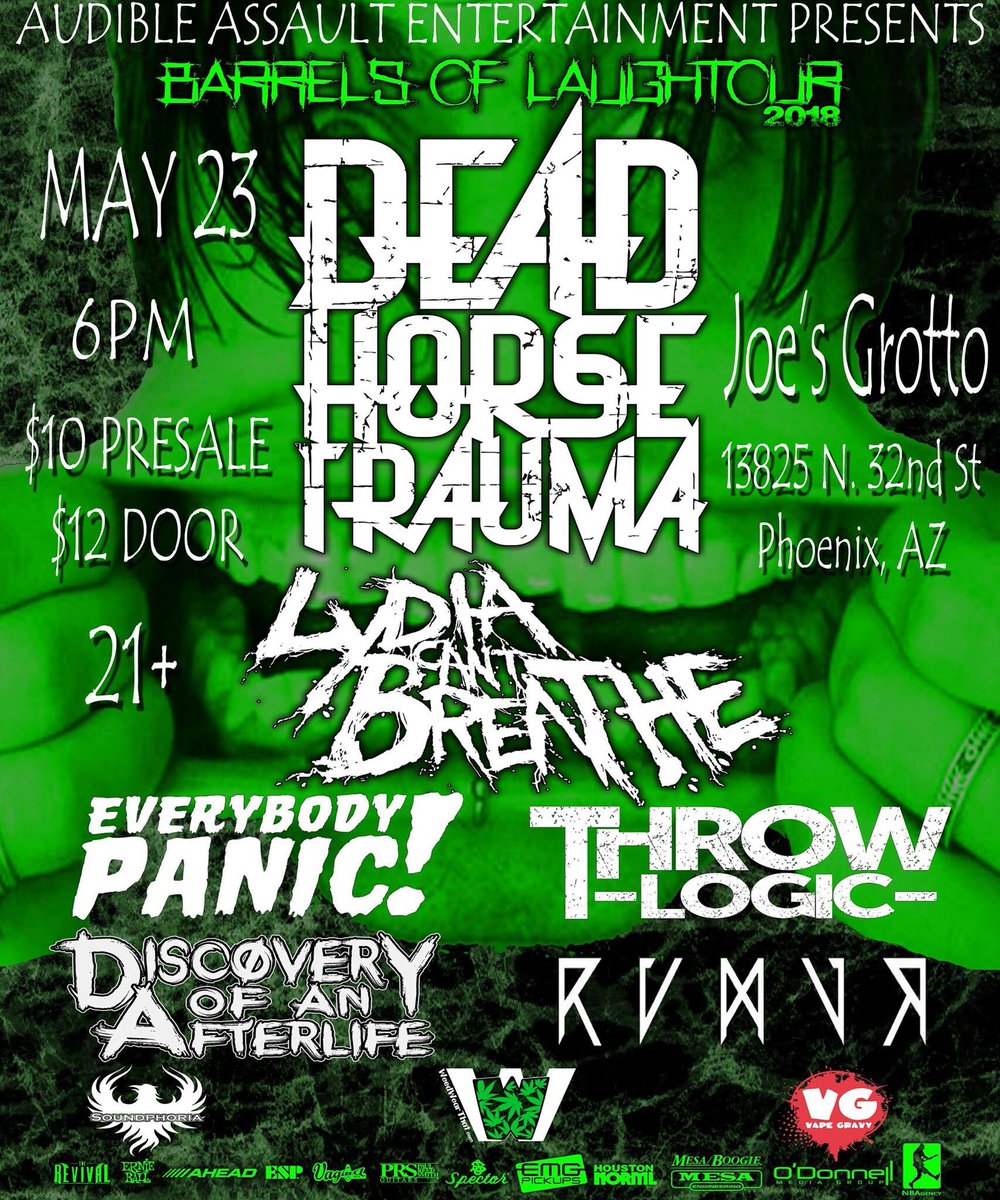 Billy_Virus's tweet image. @throwlogic shows coming up!