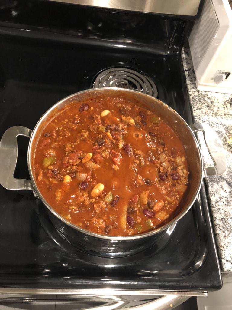 GuyPancoast's tweet photo. I got a winner brewing up.  #ChiliCookOff @Optimist_Club https://t.co/n6asTJIdtP