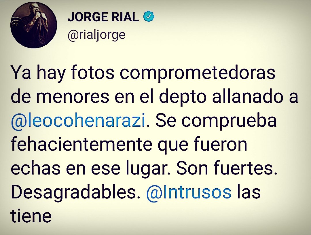 Barizomartin's tweet photo. El Carroñero más importante del país lucrando con la violación de menores. De los peor de Argentina. https://t.co/Y28YQgOF69