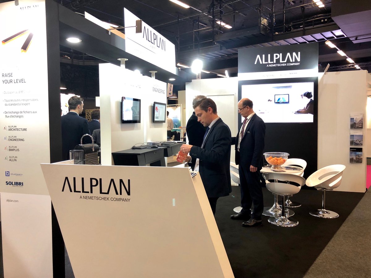 Nemcadfactory's tweet photo. #bimworld c’est parti ..
5 minutes avant l’ouverture ! #ALLPLAN #BLUEBEAM #SOLIBRI #ALLFA https://t.co/vvIMaHQeAx