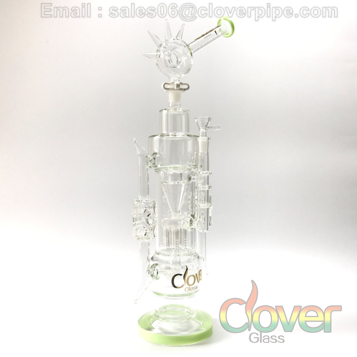CloverBongs's tweet photo. (WPA-46) Clover Glass Bongs Wholesale &amp; Glass Water Pipes，OEM and ODM is welcome!
​
#cloverpipe #cloverbong #cloverglass #vaporgram #dabber #bowl #glassbowl #glassslide #nails #localglass #ashcatcher #recycler #smokeshop #smoke #vapeshop #vape #glass #glassart #glassware #pipe https://t.co/FtHDIjYx14