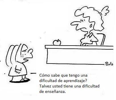 Muy cierto. El foco siempre en el alumnado para todo pero sobre todo para culparle cuando algunas veces el problema reside en que no logramos/sabemos/queremos llegar a algunos de ell@s.
Muchos aspectos a tener en cuenta antes de tirar por la calle de en medio
