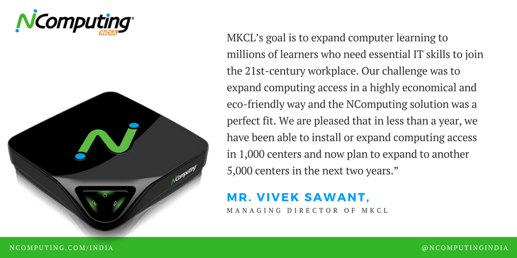 NComputingIndia's tweet image. #Ncomputing #Thinclient #CustomerExperience
