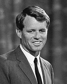 On June 5, 1968 Robert F. Kennedy was assassinated by Sirhan Sirhan right after his win at the Democratic Presidential primary.
