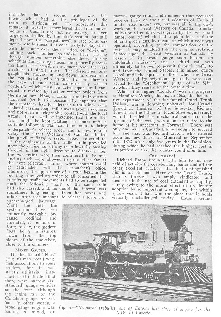 SunnySouthSam's tweet photo. Part Three and the conclusion of the story of Richard Eaton, an LSWR engineer who found fame and fortune in Canada๐จ๐ฆ in 1858. #SouthernRailwayMagazine 1938 #Canada #Canadianrailways https://t.co/WA5wAyL46h