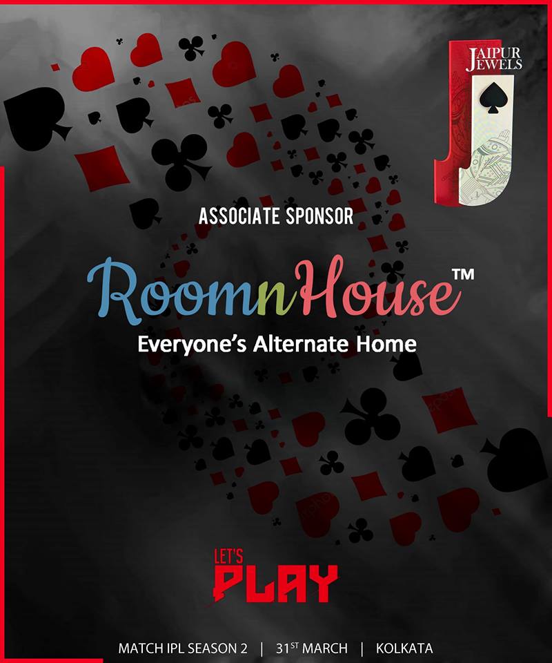 JJ_MIPL's tweet photo. ***MEET THE SPONSORS***
 
 With India's largest on-air poker tournament just around the corner, Team #JaipurJewels is all set to win!
 
 We would like to take this opportunity to thank our associate sponsor, #RoomNHouse!
 
  #PokerIsASport #MatchIPL #JoinTheJewels #TeamJewels https://t.co/BdFLpjBJra