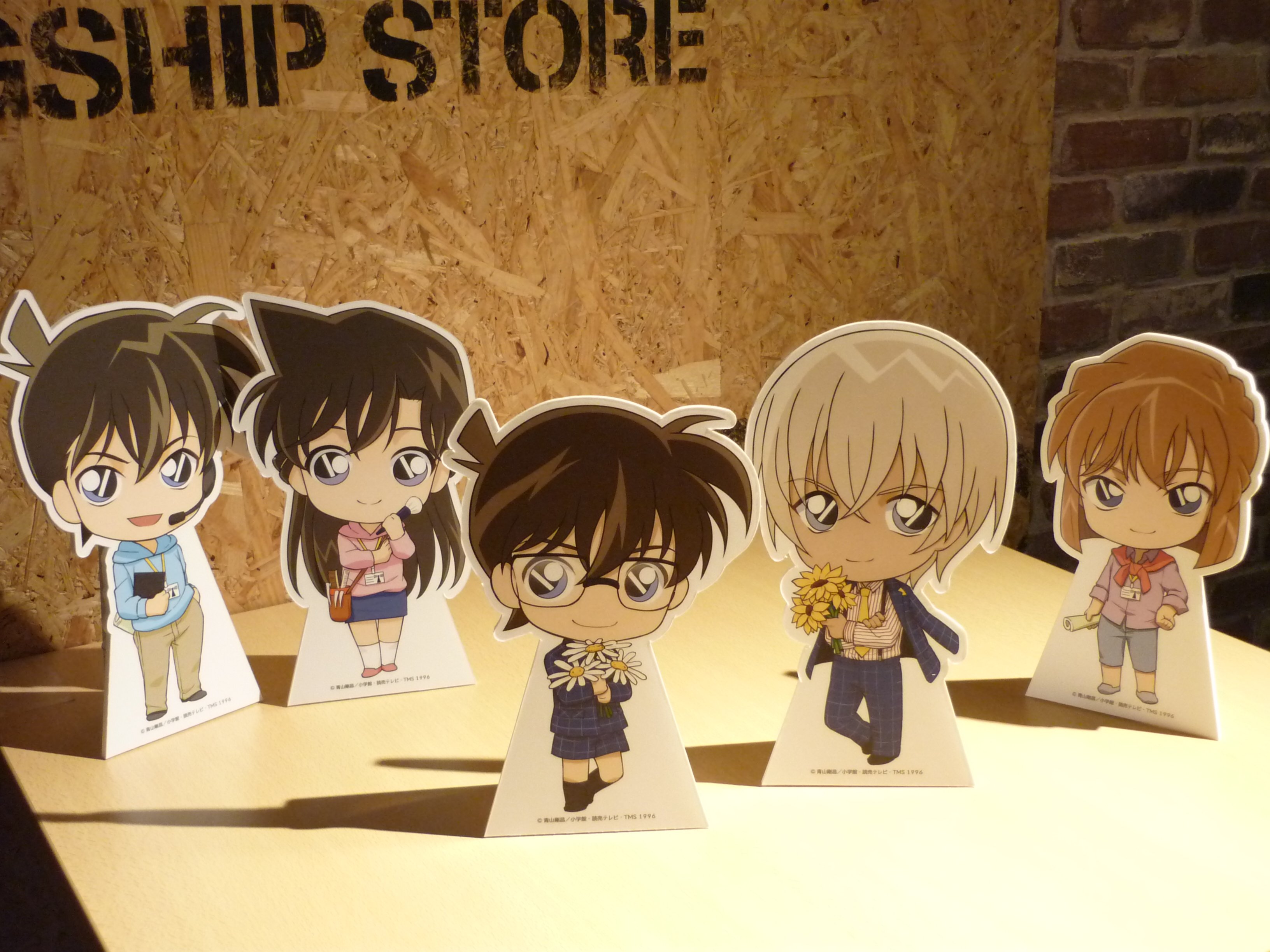 O Xrhsths Cafe Barアニon Station Sto Twitter 名探偵コナン 765放送局 In アニon Station 本日よりスタートです 店内のテーブルには 可愛い描き下ろしちびキャライラストのパネルが1体ずつ飾られています 是非フードやグッズと一緒に写真を撮ってくださいね