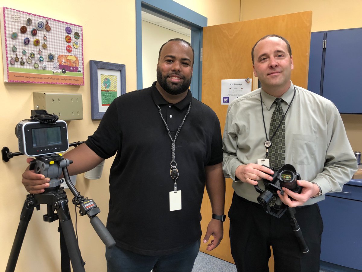 Thank you to Omar and Patrick for spending Monday morning at WHMS. We appreciate your talent and hard work, and the time you spent with us to film so many great moments with our students and staff.