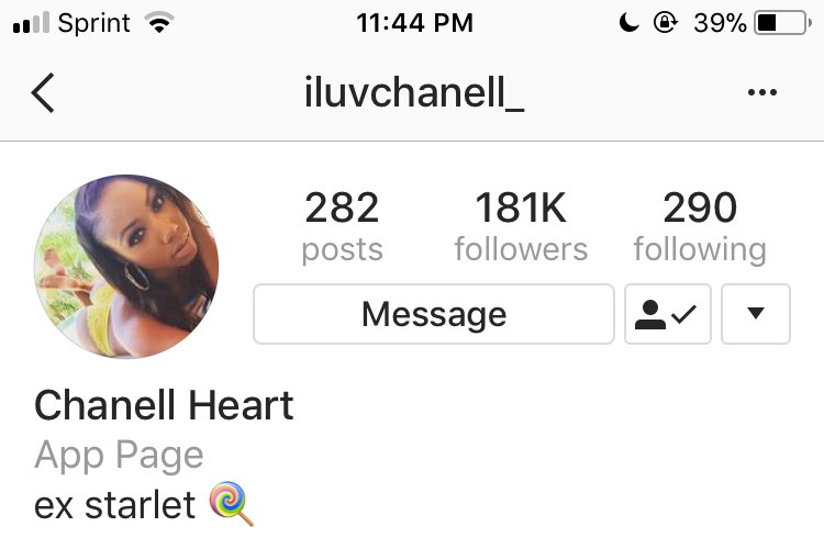 Chanell heart shes new