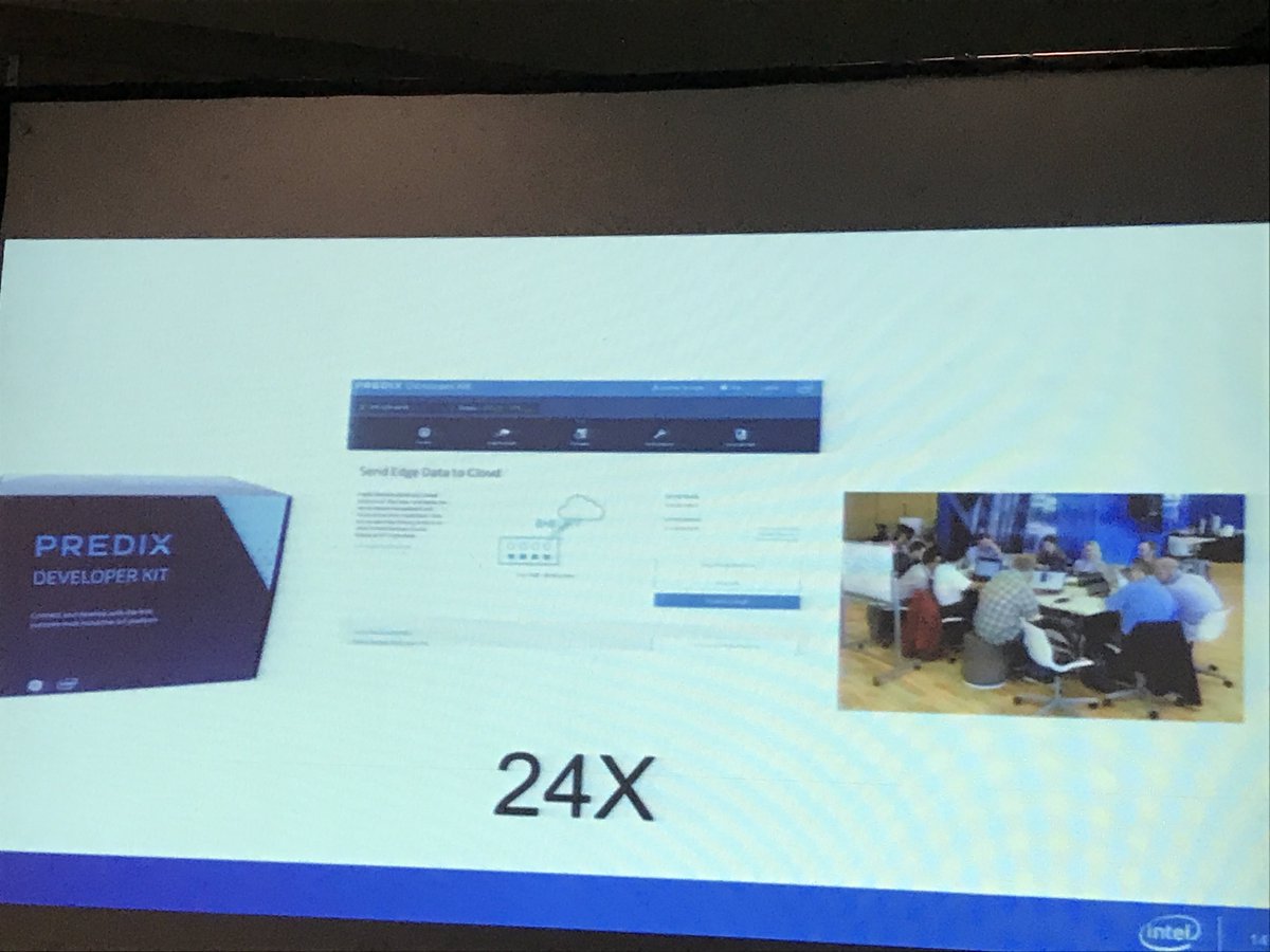 maxkatz's tweet photo. .@rogerdchandler is showing @Predix Development Kit powered by @IntelSoftware. The kit allows developers to get up and running in 5 minutes. #DevRelConference2018 #devrel @Lothar_Schubert https://t.co/PJODNtcDeT