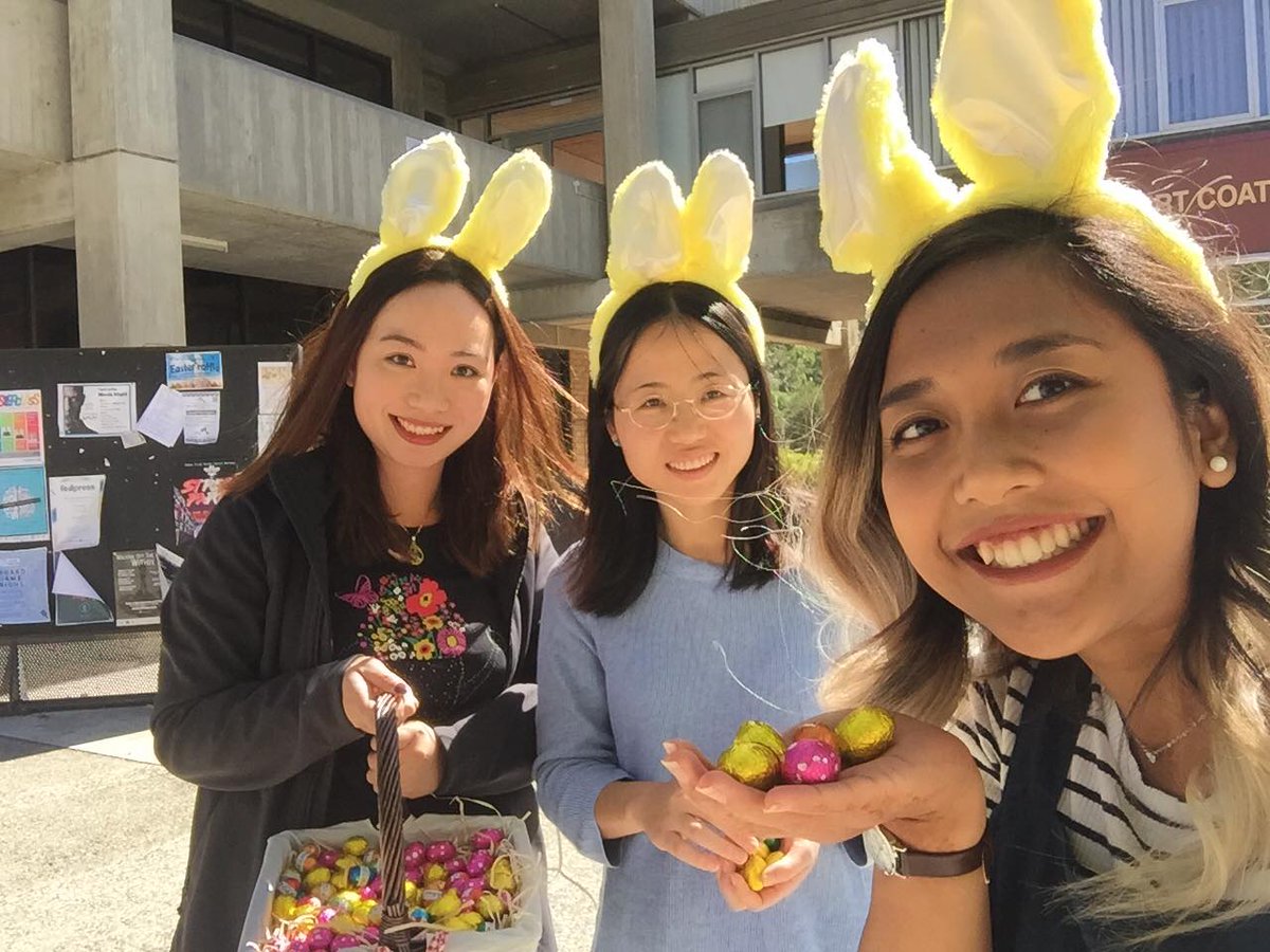 Easter has arrived early on campus today! Multicultural students have been out and about sharing Easter eggs! Got an Easter pic to share? Don't forget to #FedUni so we can retweet and share!