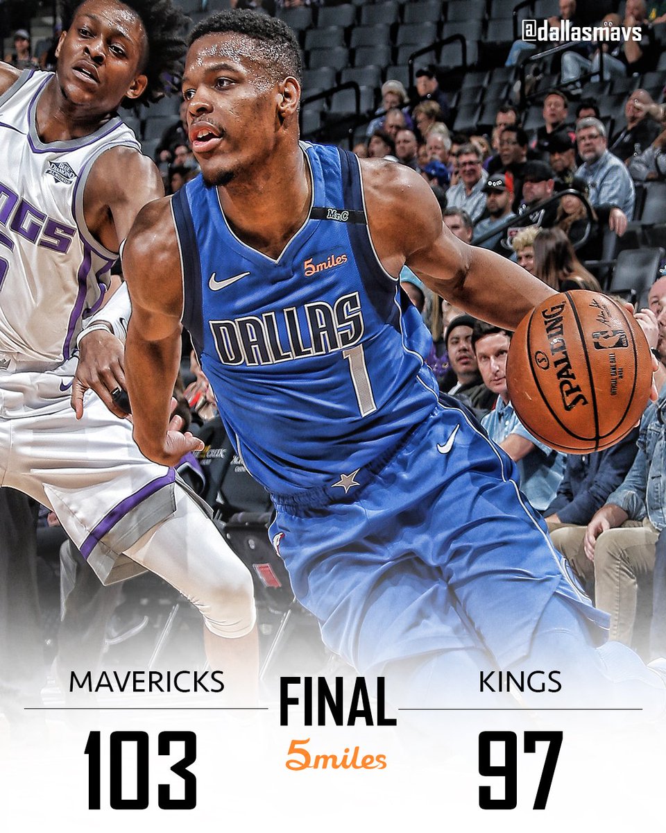 dallasmavs's tweet photo. Thats a wrap in Sacramento. Mavs defeat @SacramentoKings
103-97. #DALatSAC 

@wingstop Fast Break: https://t.co/9b9ffaZ31s https://t.co/ftc6TKm8Bi