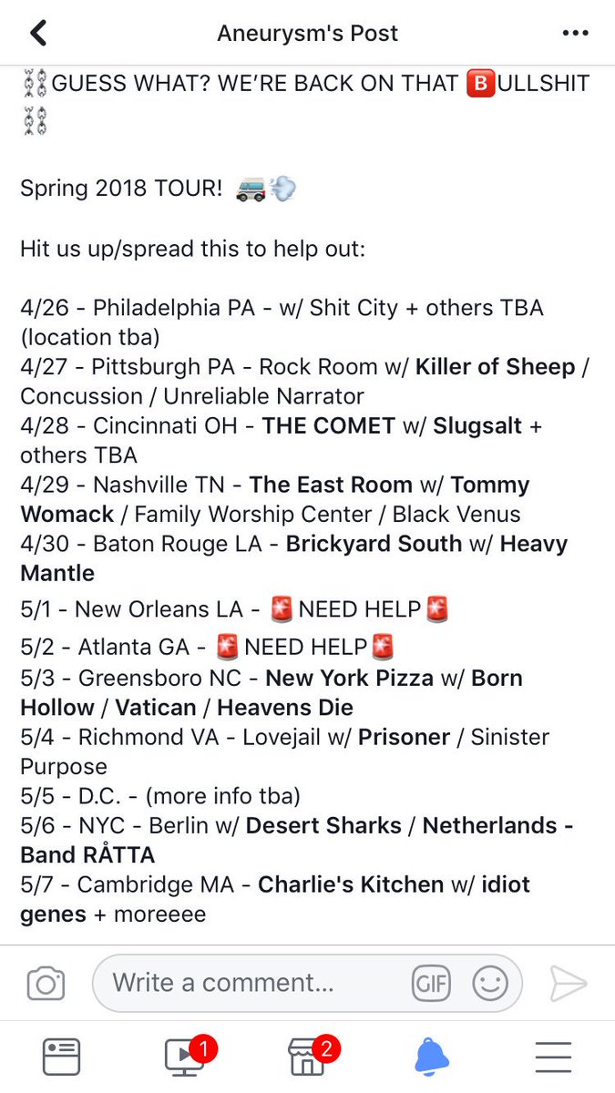 I FINALLY LOGGED BACK IN, HERE’S A TOUR WE ARE DOING YES