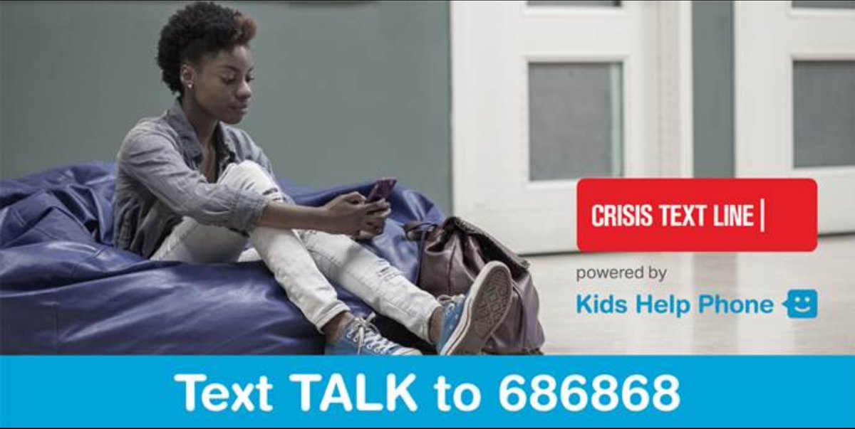 Need to talk but prefer to text? Youth in Manitoba can text TALK to 686868 and be connected to a trained crisis responder 24 hours a day, 7 days a week!

Please share, you may save a life

#ReachOut #KidsHelpPhone #Winnipeg #Manitoba