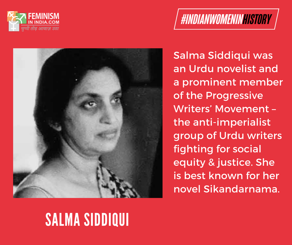 FeminismInIndia's tweet photo. Both #SalmaSiddiqui & her husband #KrishnanChander (known as the 'first couple' of #UrduLiterature) were a part of the Anjuman Tarraqi Pasand Mussanafin-e-Hind, also known as the #ProgressiveWritersMovement. #IndianWomenInHistory #WomensHistoryMonth
More: https://t.co/APhcQVMfms https://t.co/Y9aYCZhqMC