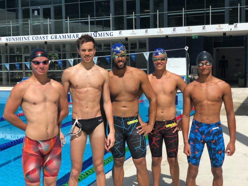 CardiffMetSwim's tweet photo. Cardiff Met Swimmer @yon_josh training hard and enjoying the fantastic facilities in Australia with team St Helena. Not long to go now!!! #GC2018 #MakeaSplash #Met #AUS https://t.co/QsmEJgRNs1