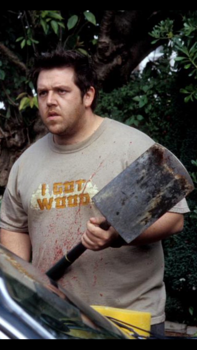 Happy 46th Birthday To Nick Frost - Shaun of the dead and more 
