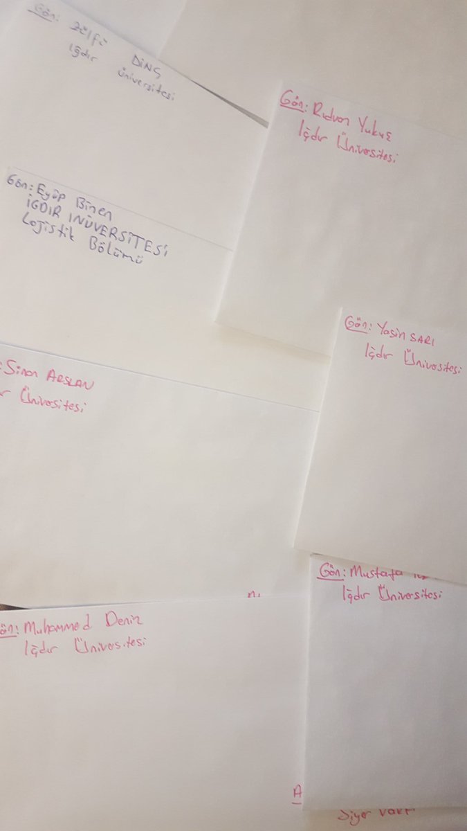 Iğdır Üniversitesi'nin gençleri, 'Vicdan Çağrısı Mektupları!' adı altında bir farkındalık çalışması başlatmışlar...
Allah (cc) başta #DoğuGuta olmak üzere yeryüzünün tüm mazlumlarına en yakın zamanda bir çıkış yolu göstersin. Mazlumlar sevinsin, zalimler birer birer devrilsin.